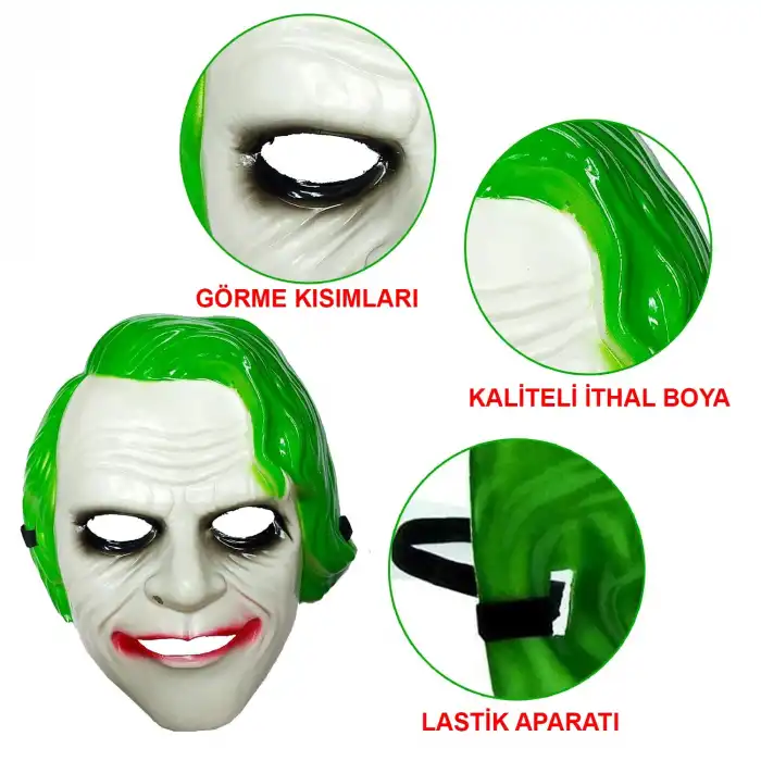 The Dark Knight Joker Maskesi