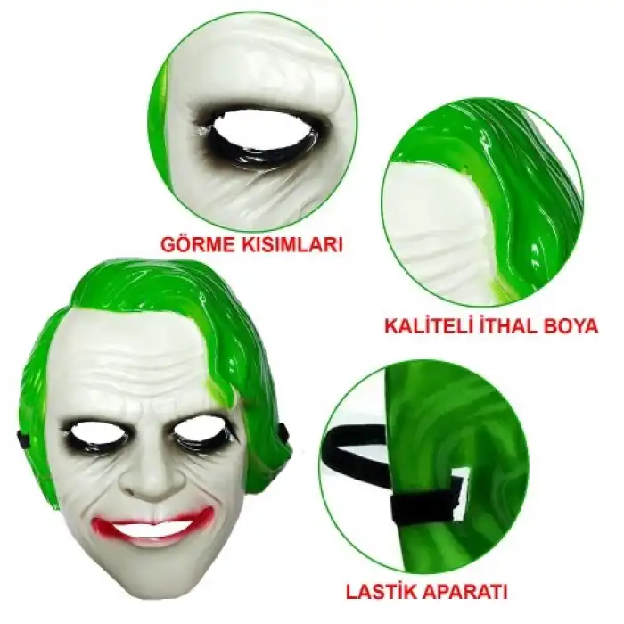 The Dark Knight Joker Maskesi