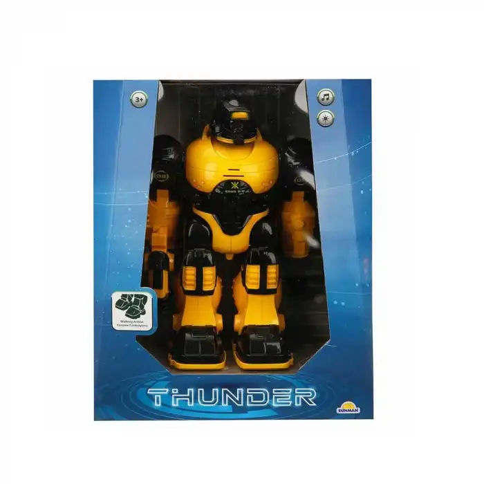 Thunderbolt Sesli ve Işıklı Robot 25 cm.