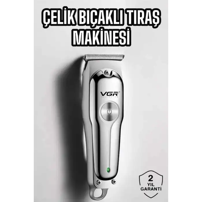 Tıraş Makinesi Profesyonel Tasarım Paslanmaz Çelik Bıçaklı