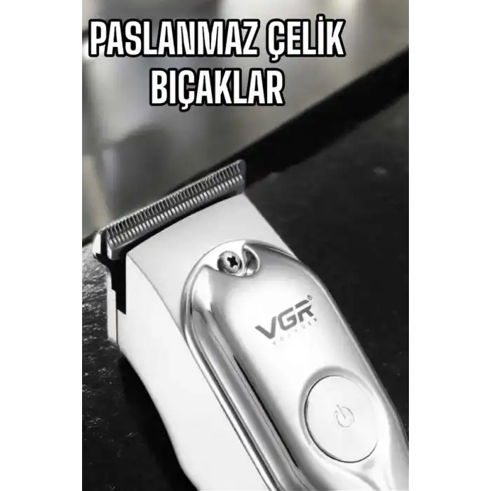 Tıraş Makinesi Profesyonel Tasarım Paslanmaz Çelik Bıçaklı