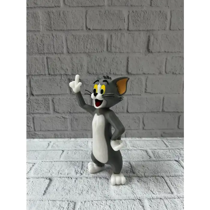 Tom Kedi Biblo 22 Cm Hediyelik Dekoratif Ev Ofis Aksesuarı