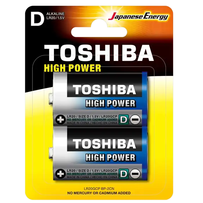 LR20 HIGH POWER BÜYÜK PİL 2Lİ