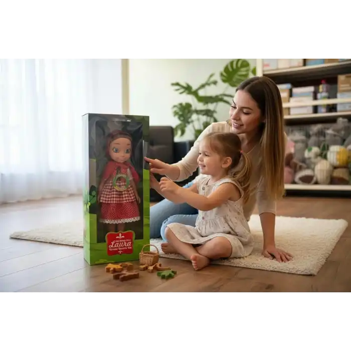TOYX038 LAURA KIRMIZI BAŞLIKLI KIZ- RBN