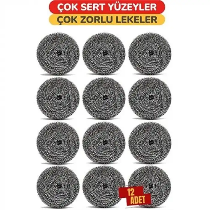 Transformacion Çelik Bulaşık Ovalama Teli 12 Adet 718362