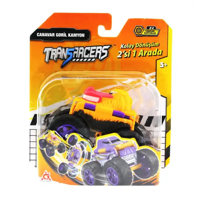 Transracers Dönüşen Araçlar Canavar Goril / Kamyon