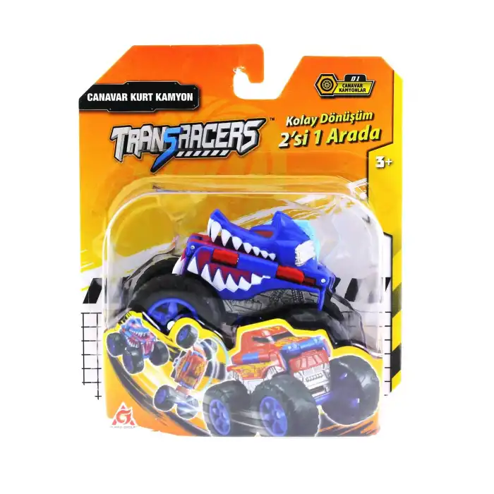 Transracers Dönüşen Araçlar Canavar Kurt / Kamyon