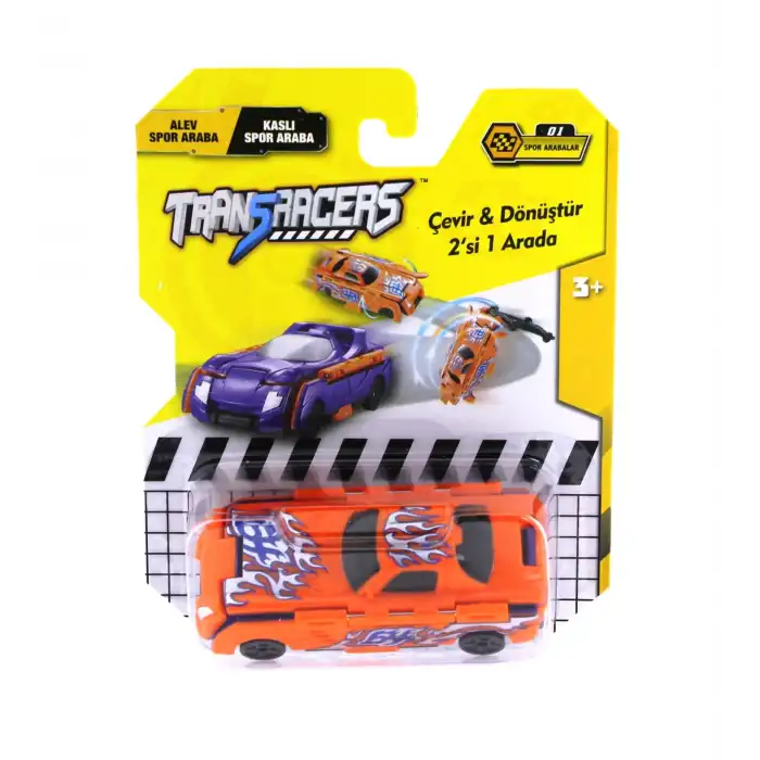 Transracers Dönüşen Araçlar Spor Arabalar Alev / Kaslı