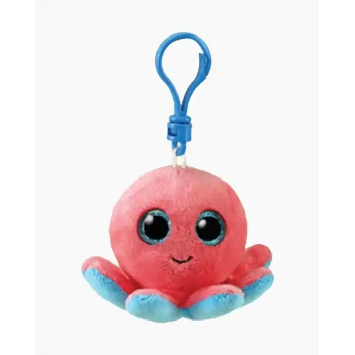 Ty Beanie Boos Peluş Pembe Ahtapot Anahtarlık Sheldon