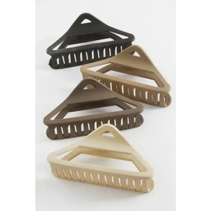 Üçgen Renkli Mandal Toka 12 cm