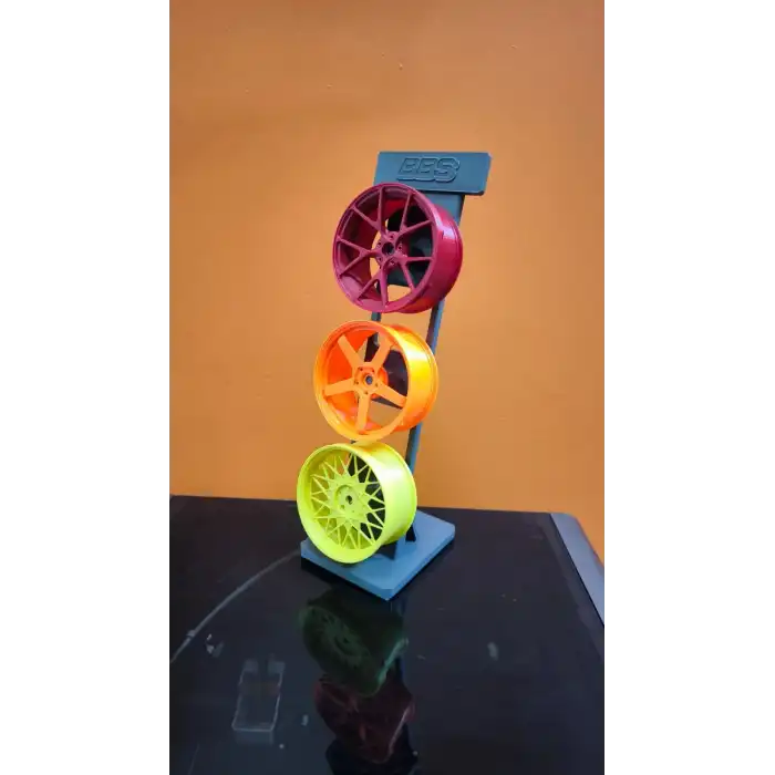 Üçlü Jant Dekoratif Aksesuar Renkli Modern Salon Dekoru