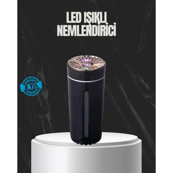 Usb Aromaterapi Difüzör Ultrasonik Hava Nemlendirici Led Gece Lambalı