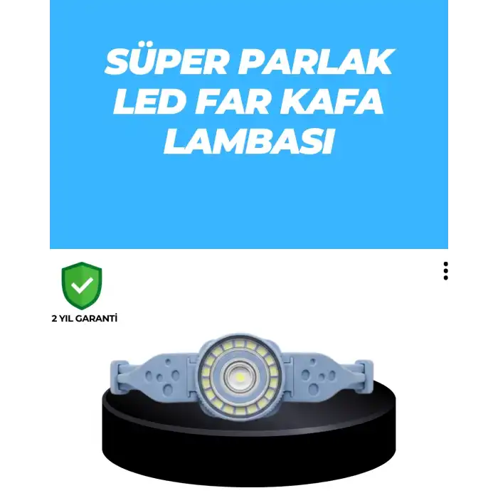 Uzun Pil Ömürlü Kamp Ve Dağcılık Kafa Lambası