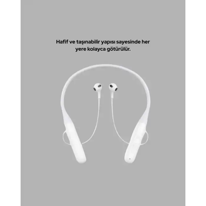 Uzun Süre Dayanıklı Manyetik Başlıklı Bluetooth Kulaklık
