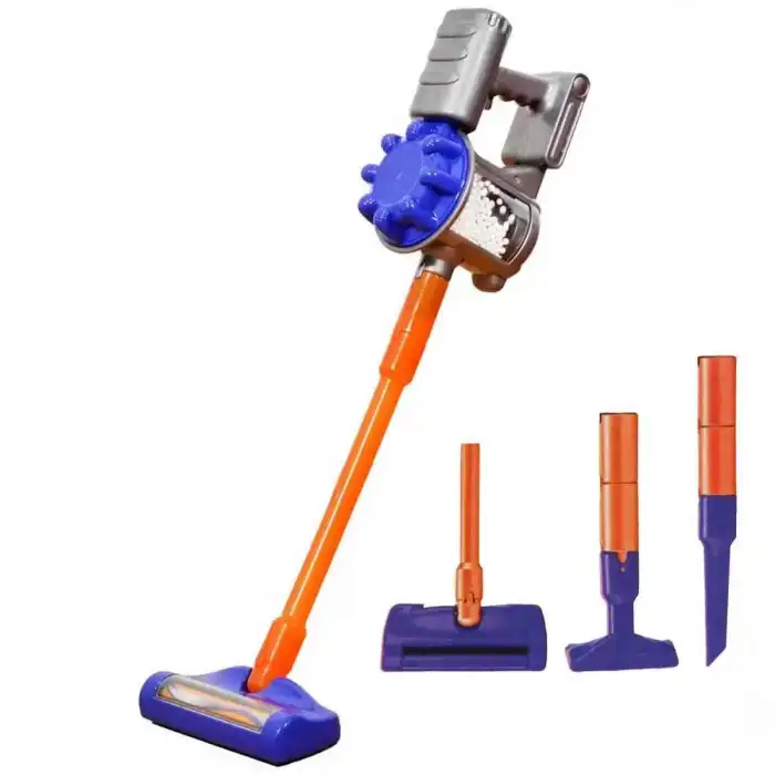 Vacuum Cleaner Pilli Kablosuz Oyuncak Dikey Elektrik Süpürgesi - 0283U