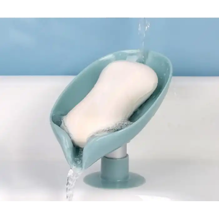 Vantuzlu Sabunluk Su Giderli 13x9.9x8.6 cm Banyo ve Mutfak Lavabo Düzenleyici BX-316951