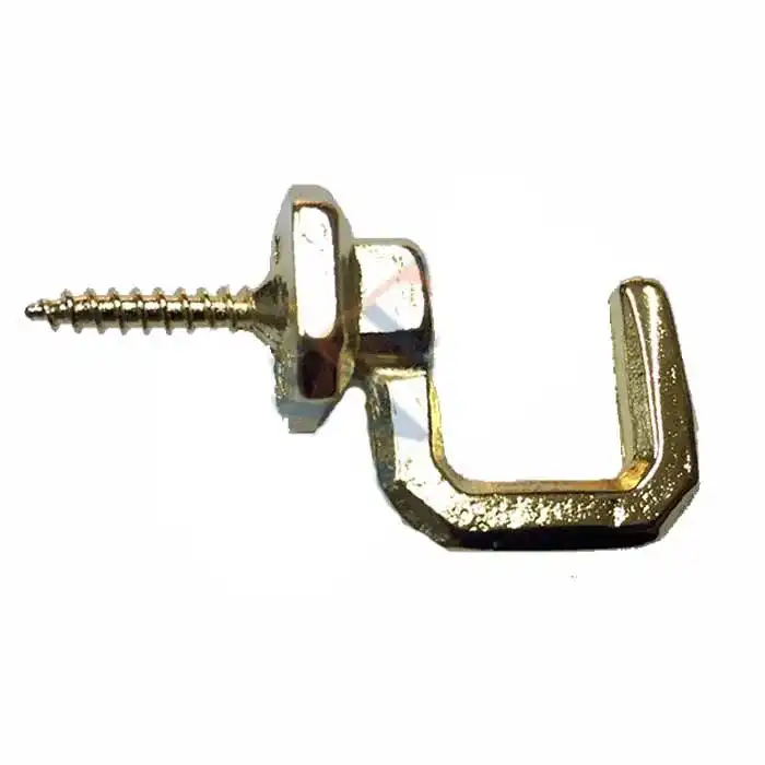 Eco Lounge Vidalı Kanca, Askı Büyük - 15x23mm, Sarı - 1 Adet
