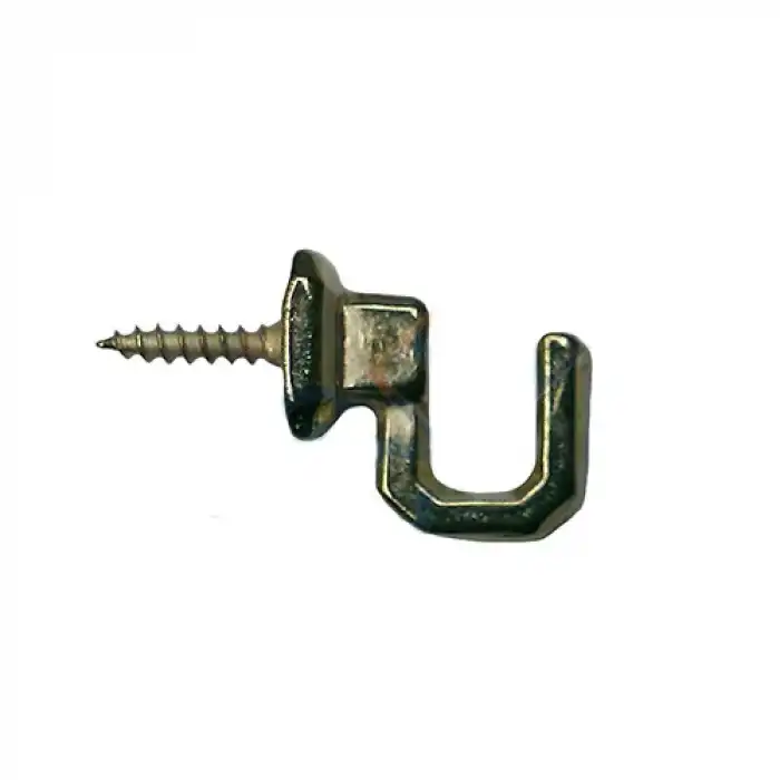 Eco Lounge Vidalı Kanca, Askı Küçük - 15x18mm, Sarı - 1 Adet