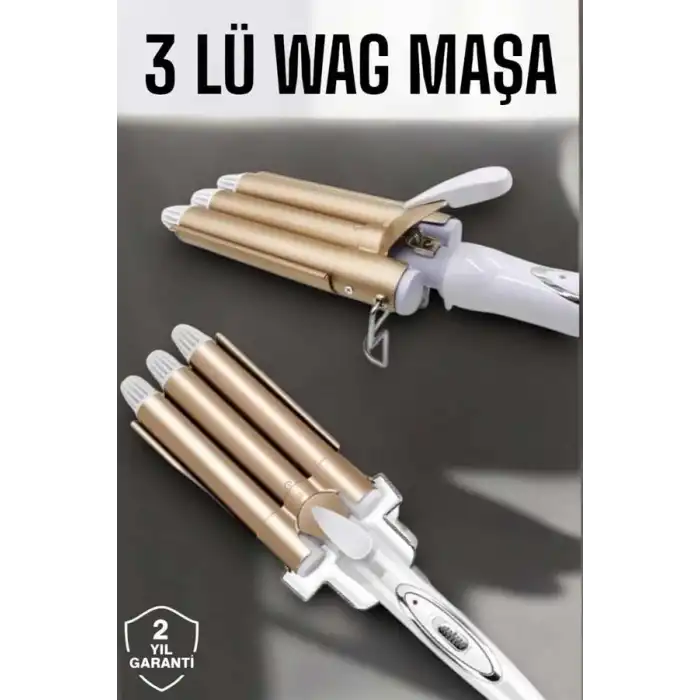 Wag Maşa Yüksek Isı Ayarlı Su Dalga Maşası