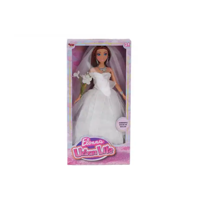 WG-661048 KUTULU 29CM GELİNLİKLİ BEBEK