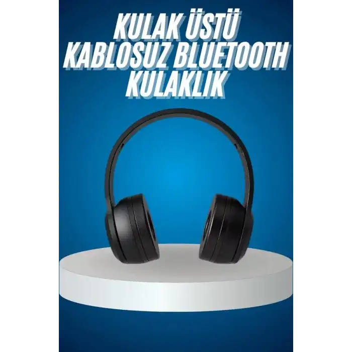 Wireless 5.0 Bluetooth Kablosuz Kulaklık ANC Özellikli Kulak Üstü Ayarlanabilir