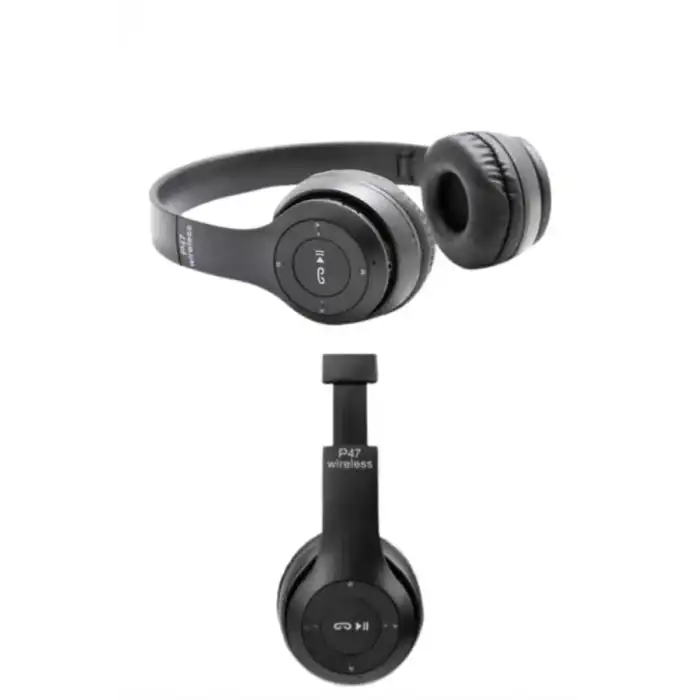 Wireless 5.0 Bluetooth Kablosuz Kulaklık ANC Özellikli Kulak Üstü Ayarlanabilir