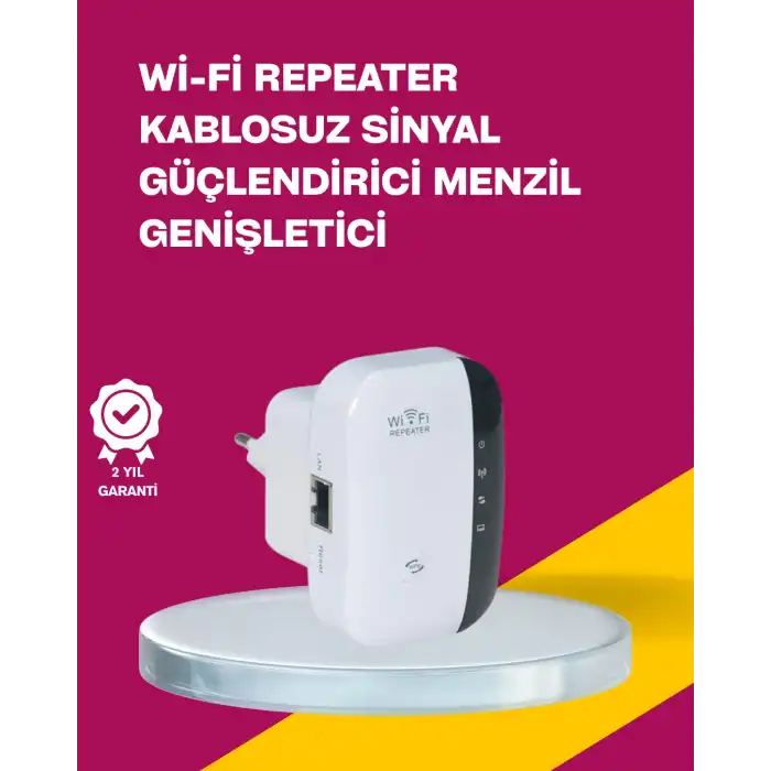 Wireless-N WiFi Repeater 300 Mbps Sinyal Güçlendirici (Kopya)
