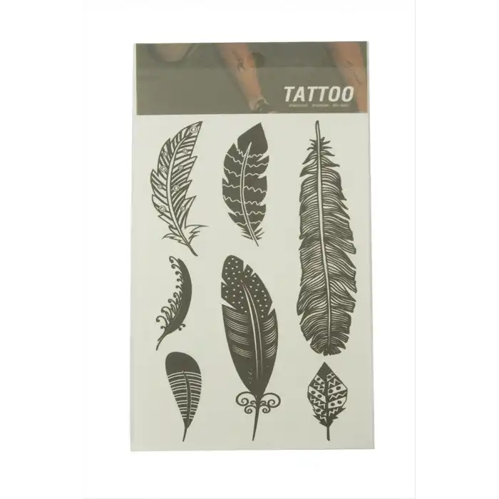 Yaprak Tattoo Dövme Sticker
