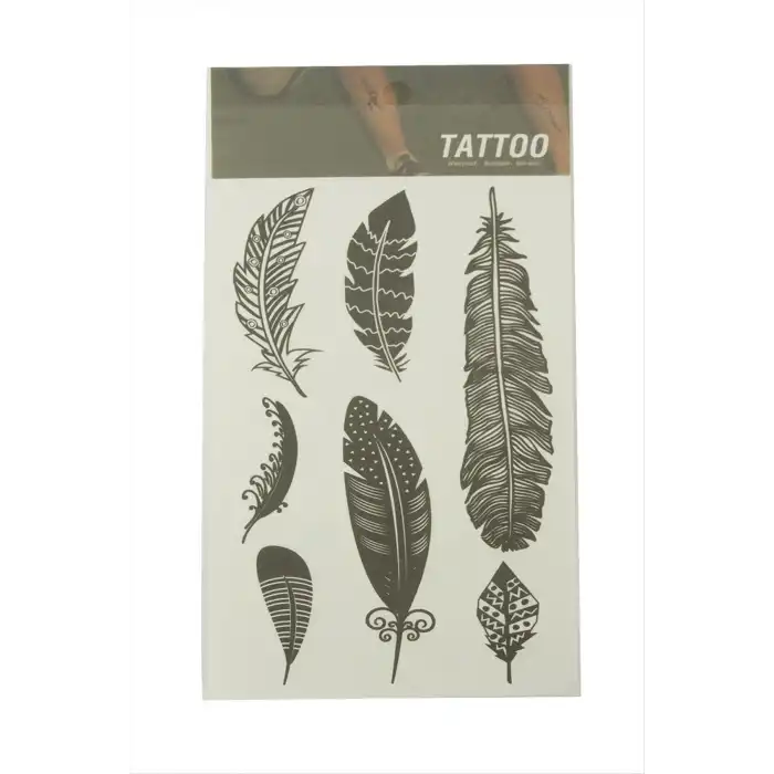Yaprak Tattoo Dövme Sticker