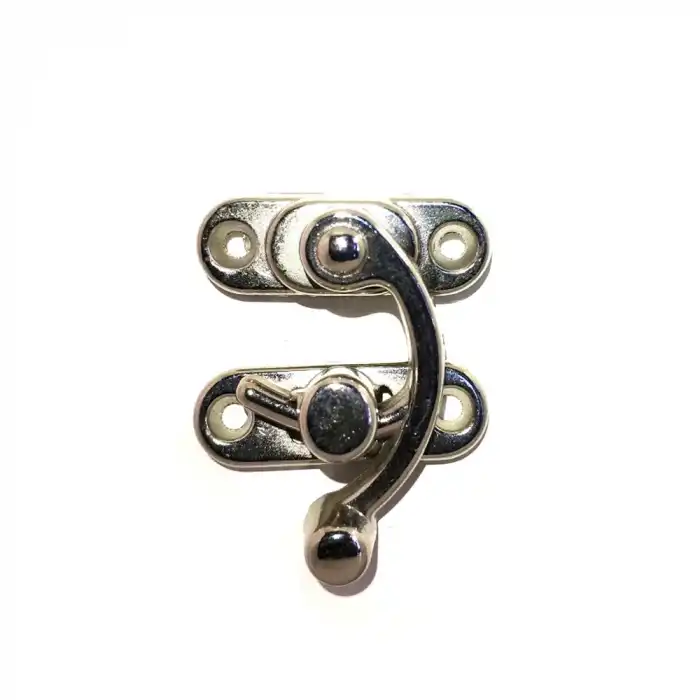 Eco Lounge Yay Gözü, Ahşap Kutu Klipsi - Küçük 28x33 mm, Nikel, 100 Adet