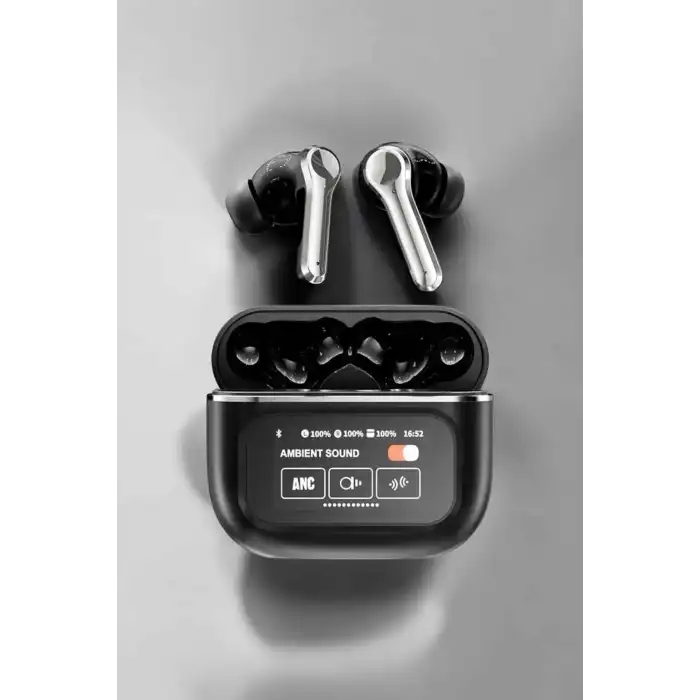 Yeni Nesil Bluetooth Kulaklık Ekranlı Yüksek Ses Kaliteli Uzun Şarj Süreli