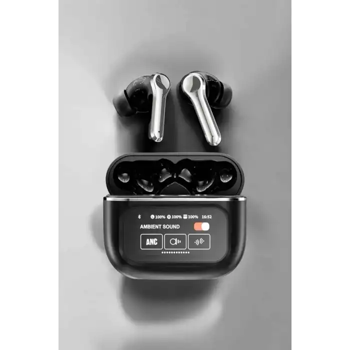 Yeni Nesil Bluetooth Kulaklık Ekranlı Yüksek Ses Kaliteli Uzun Şarj Süreli