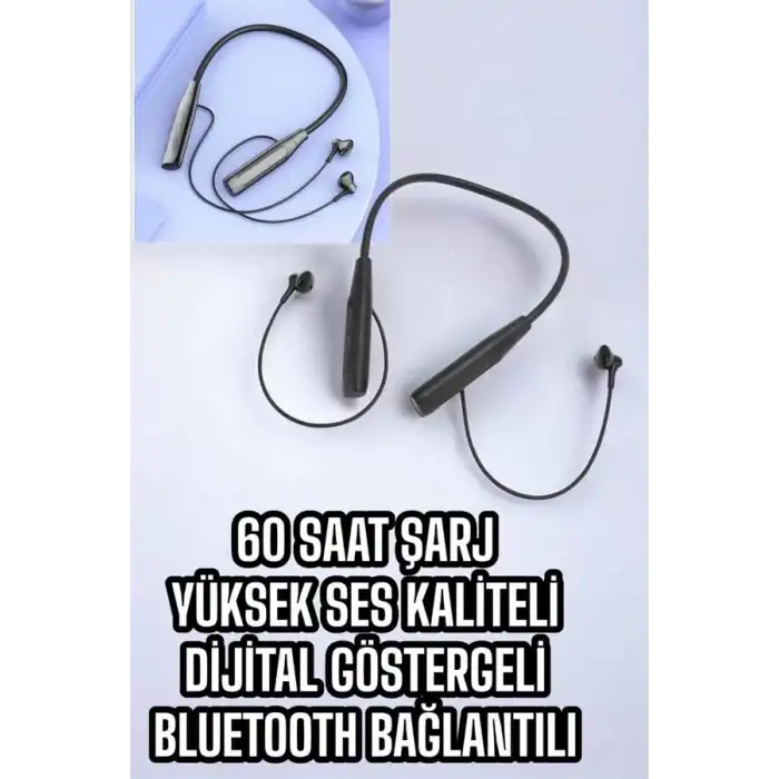 Yeni Nesil Bluetooth Kulaklık Kablolu Kulak İçi Dijital Göstergeli