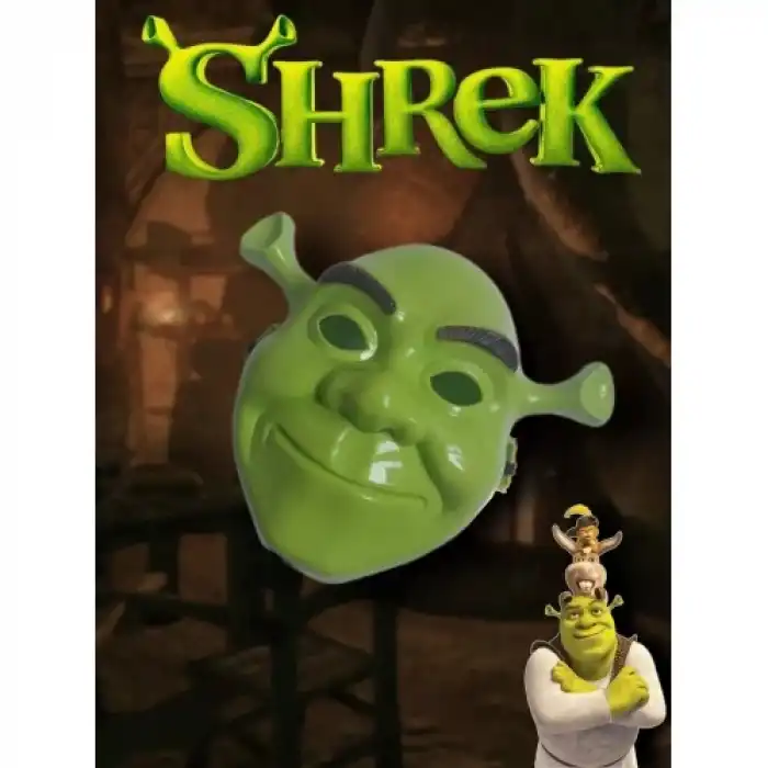 Yeşil Shrek Maskesi