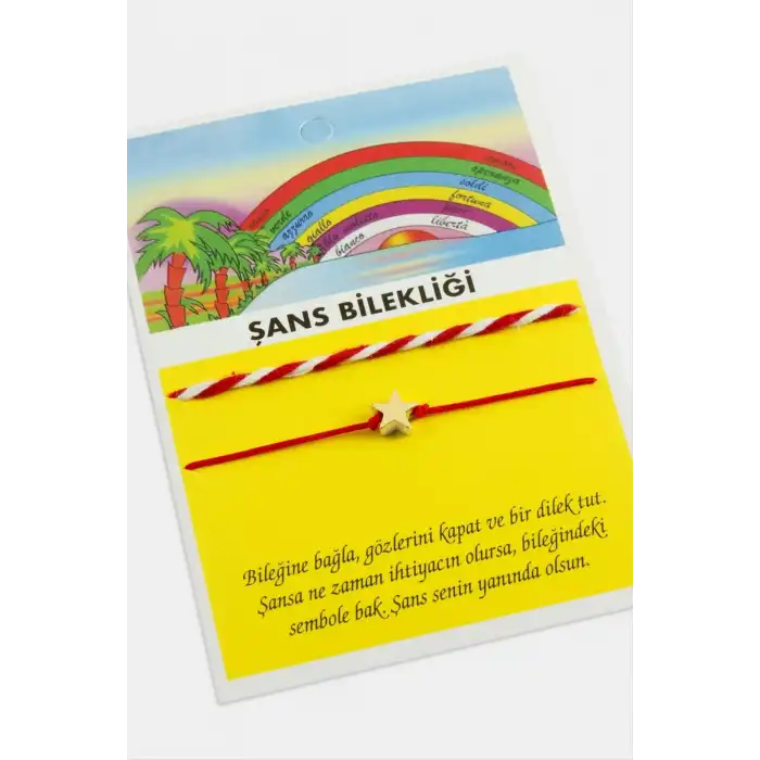 Yıldız Şans İp Bileklik