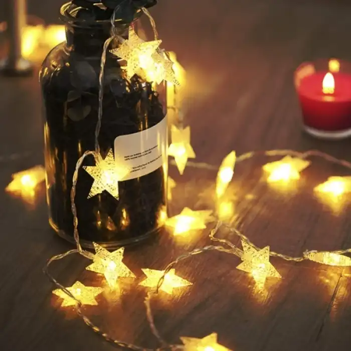 Yıldız Tasarımlı 20 LED USB Aydınlatma