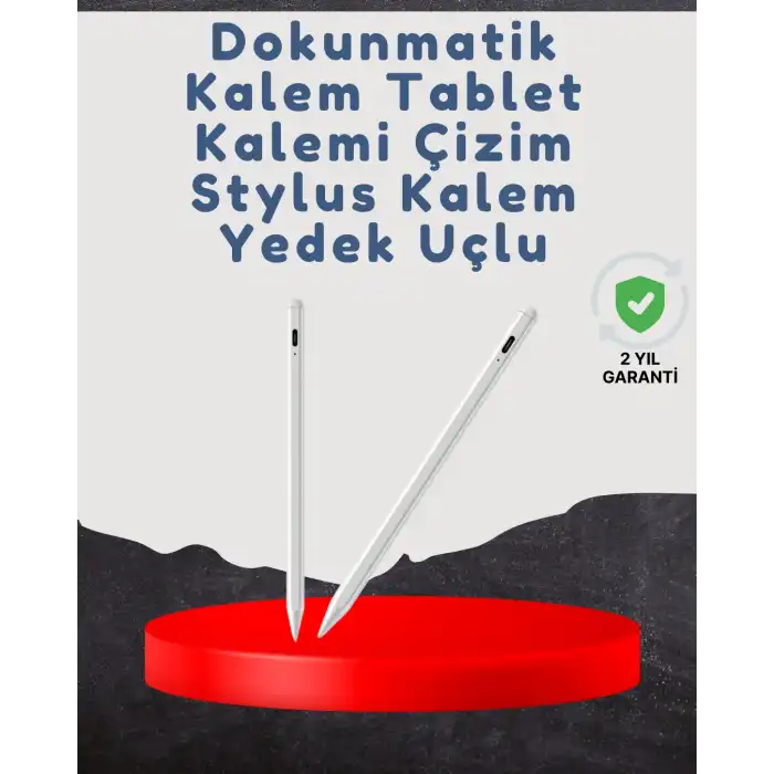 Yüksek Hassasiyetli Eğim Sensörlü Dijital Kalem – USB-C Hızlı Şarjlı