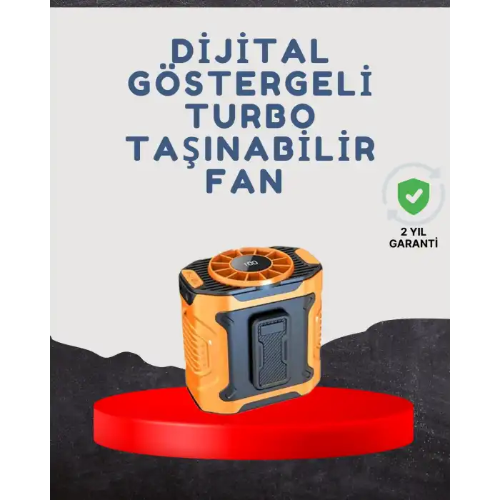 Yüksek Kapasiteli Turbo Taşınabilir Fan