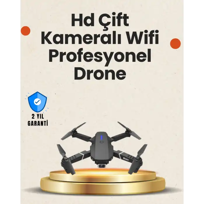 Yükseklik Sabitlemeli Katlanabilir Drone 1080P 4K Kamera Seçenekli