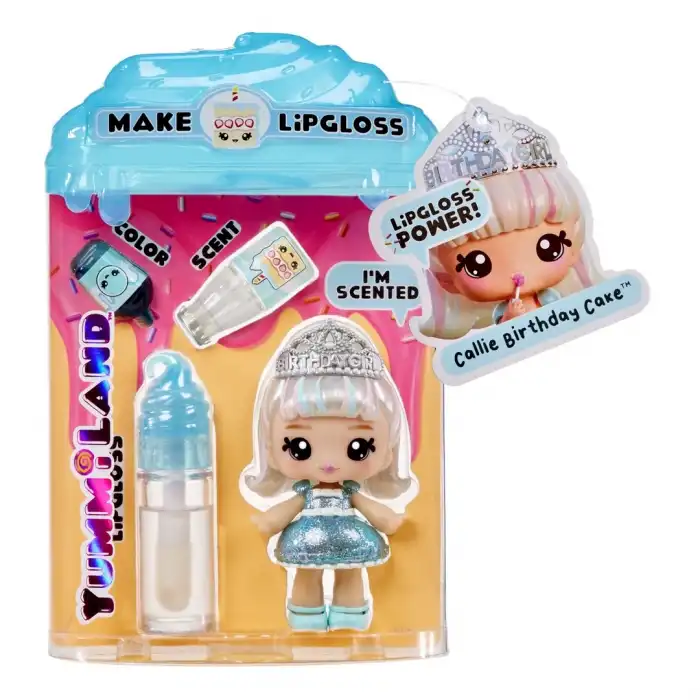 Yummiland Callie Birthday Cake Bebeği ve Dudak Parlatıcısı
