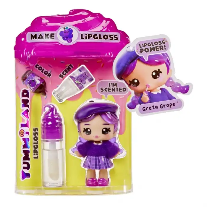 Yummiland Greta Grape Bebeği ve Dudak Parlatıcısı