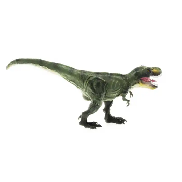 Yumuşak Plastik 31 cm Dinozor Figür - Yeşil T-Rex