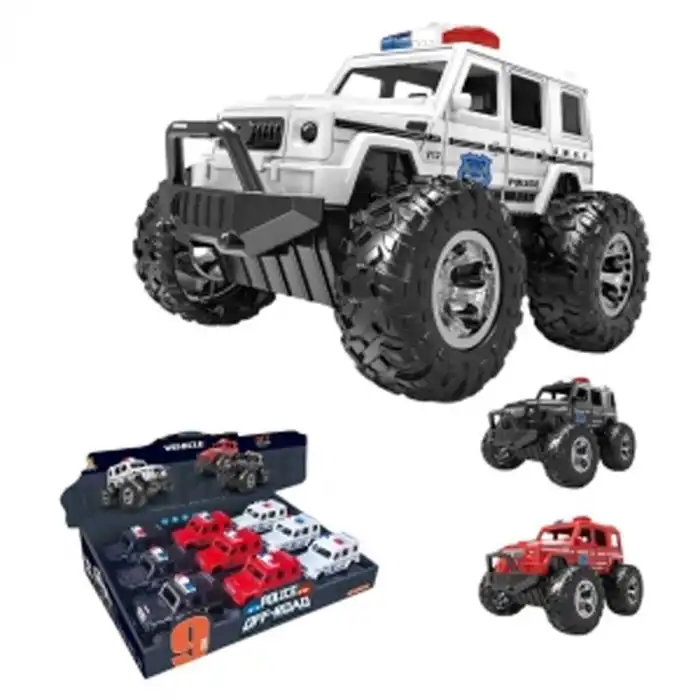 ZGF-989-6 Vardem Sürtmeli Vehicle Off-Road Polis Jeep - 1 Adet Stokta Olan Gönderilir