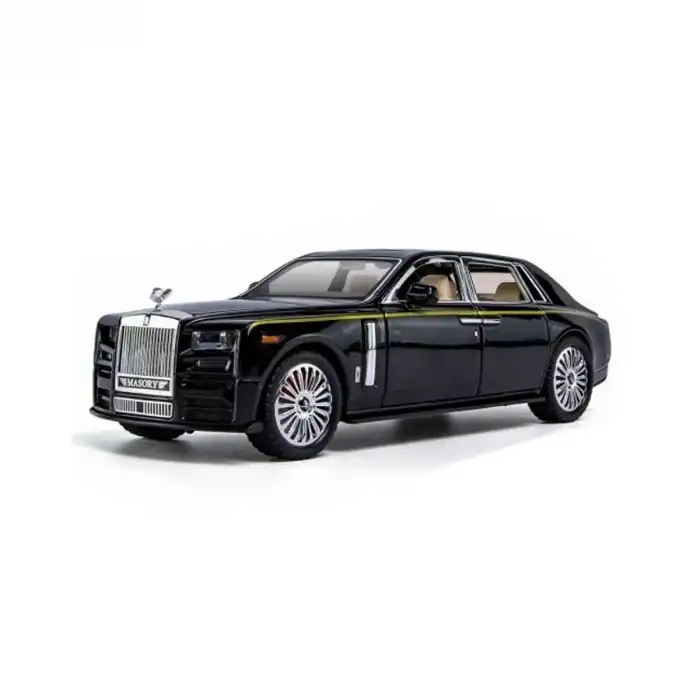 ZHD-B2407- Vardem  Çek Bırak Işıklı ve Sesli Model RR Metal Araba 1:24