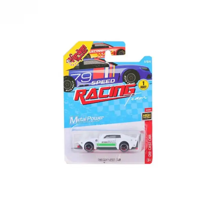 ZQ11311 -Vardem Kartela  Metal Tekli Araba 1:64