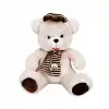 001521 Şapkalı Atkılı Peluş Ayı 50 cm