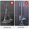 1 Adet Yapışkanlı Pratik Mop Tutucu Beyaz