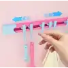 10 Kancalı Raylı Mutfak ve Banyo Düzenleyici Askı 30 cm
