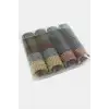 100 Adet Renkli Makarna Lastik Toka