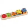 1013-SKC Chiva, Beşgenli Geometik Şekiller - Ahşap